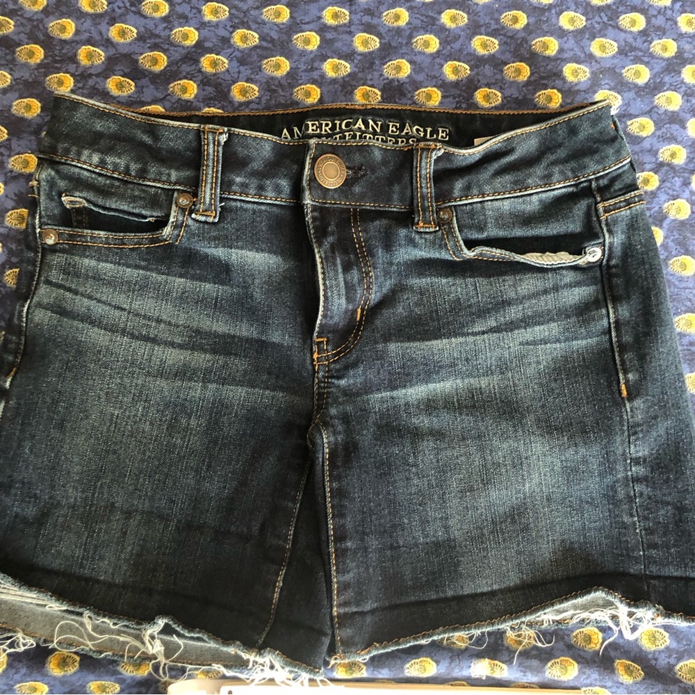 American Eagle Jean Shorts size 0